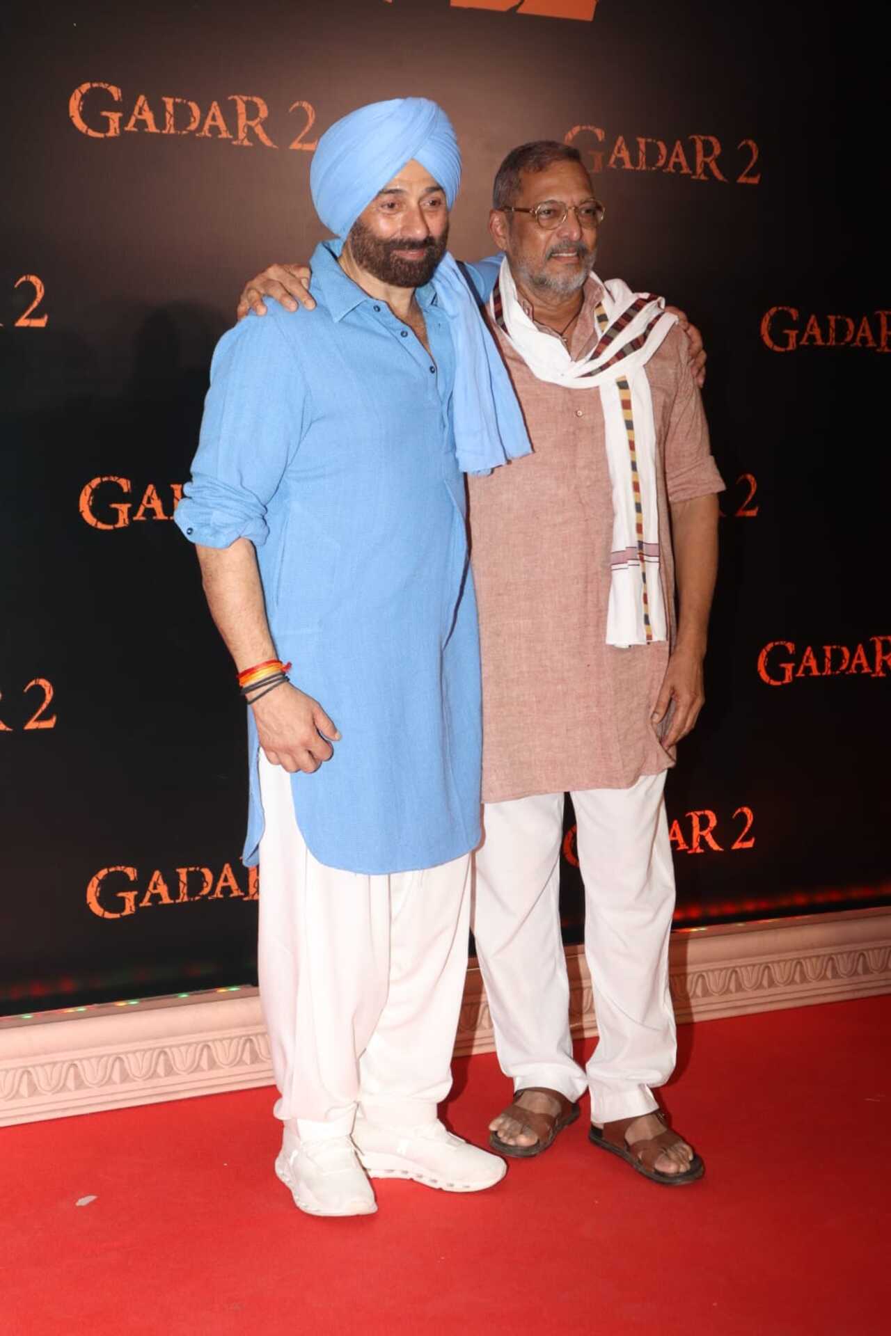 Sunny and the team of Gadar 2 hosted celebrities at the screening
